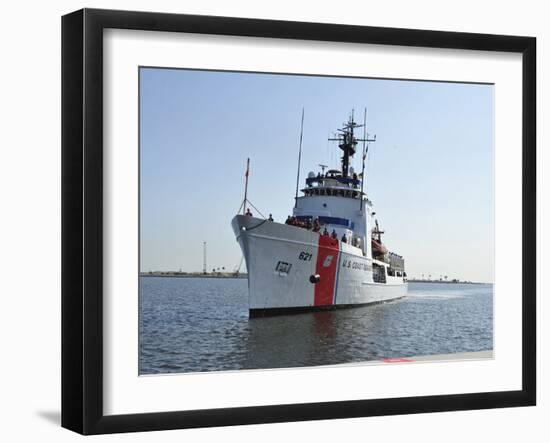 The U.S. Coast Guard Cutter Valiant-Stocktrek Images-Framed Photographic Print