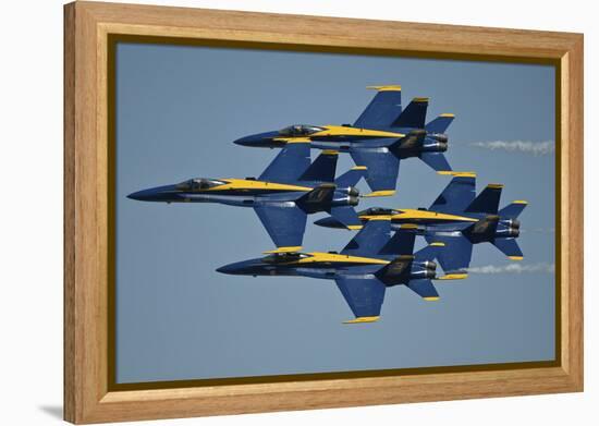 The U.S. Navy Flight Demonstration Squadron, the Blue Angels-null-Framed Premier Image Canvas