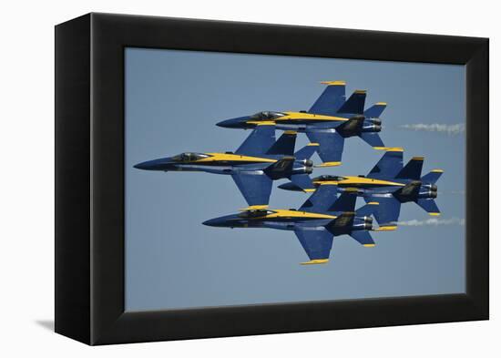 The U.S. Navy Flight Demonstration Squadron, the Blue Angels-null-Framed Premier Image Canvas