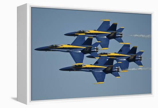 The U.S. Navy Flight Demonstration Squadron, the Blue Angels-null-Framed Premier Image Canvas