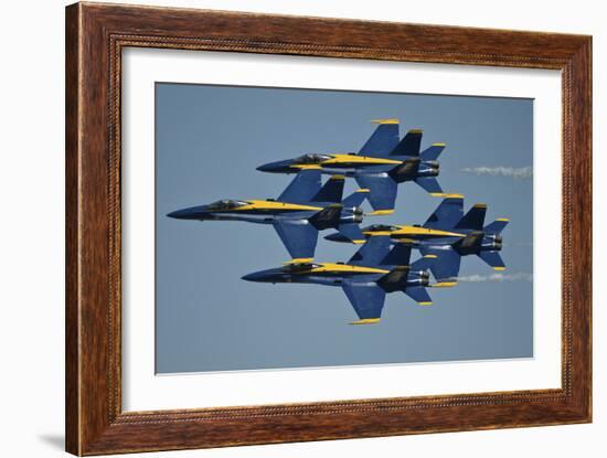 The U.S. Navy Flight Demonstration Squadron, the Blue Angels-null-Framed Photographic Print