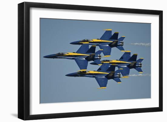 The U.S. Navy Flight Demonstration Squadron, the Blue Angels-null-Framed Photographic Print