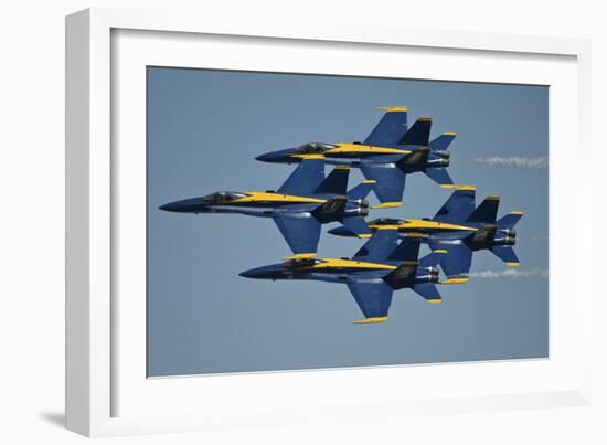 The U.S. Navy Flight Demonstration Squadron, the Blue Angels-null-Framed Photographic Print