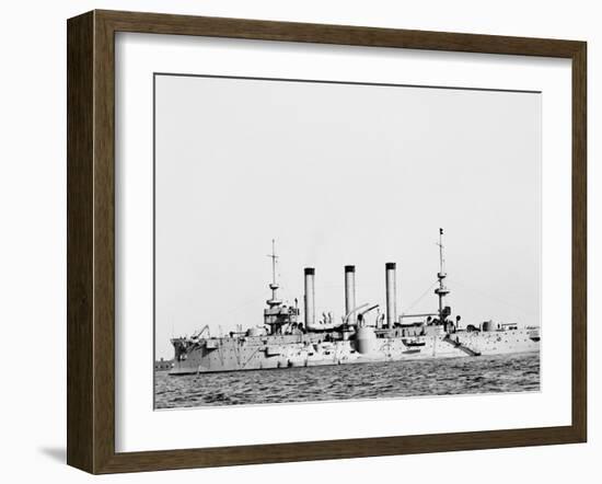 The U.S.S. Brooklyn-null-Framed Photo