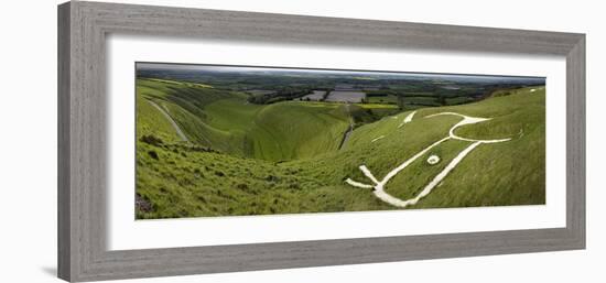 The Uffington Bronze Age White Horse Wide-Paul Stewart-Framed Photographic Print