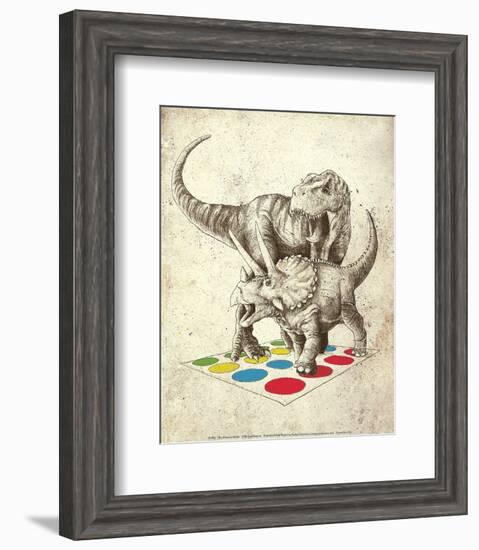 The Ultimate Battle-Michael Buxton-Framed Art Print