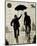 The Umbrella-Loui Jover-Mounted Art Print