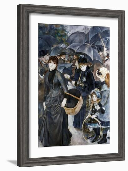 The Umbrellas, 1881-1886-Pierre-Auguste Renoir-Framed Giclee Print