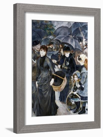 The Umbrellas, 1881-1886-Pierre-Auguste Renoir-Framed Giclee Print