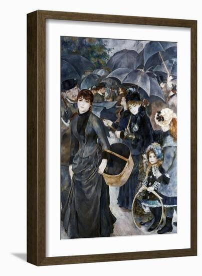 The Umbrellas, 1881-1886-Pierre-Auguste Renoir-Framed Giclee Print