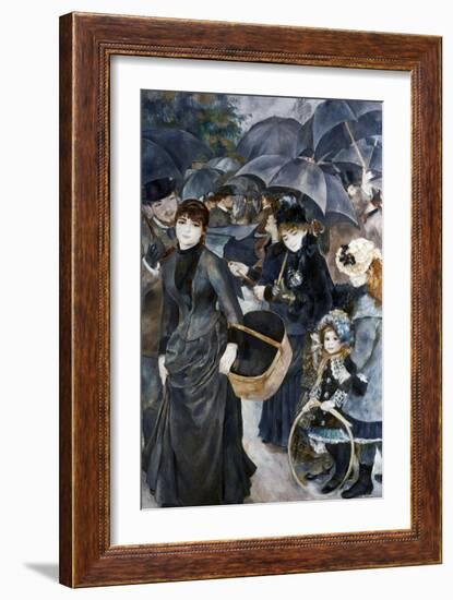 The Umbrellas, 1881-1886-Pierre-Auguste Renoir-Framed Giclee Print