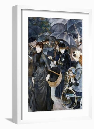 The Umbrellas, 1881-1886-Pierre-Auguste Renoir-Framed Giclee Print