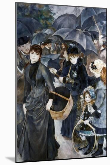 The Umbrellas, 1881-1886-Pierre-Auguste Renoir-Mounted Giclee Print