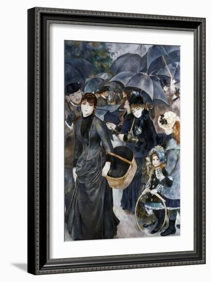 The Umbrellas, 1881-1886-Pierre-Auguste Renoir-Framed Giclee Print