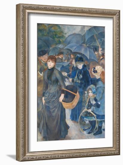 The Umbrellas. Ca. 1881-86-Pierre-Auguste Renoir-Framed Giclee Print