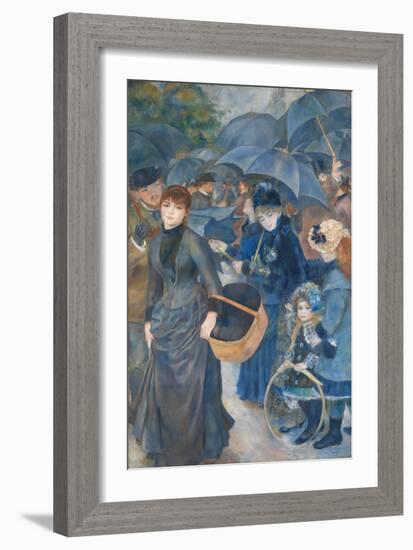 The Umbrellas. Ca. 1881-86-Pierre-Auguste Renoir-Framed Giclee Print