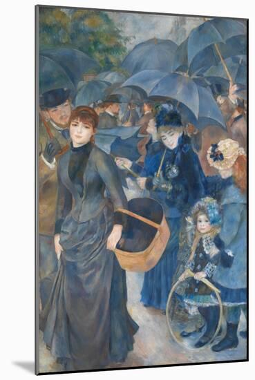 The Umbrellas. Ca. 1881-86-Pierre-Auguste Renoir-Mounted Giclee Print