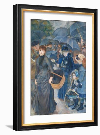 The Umbrellas. Ca. 1881-86-Pierre-Auguste Renoir-Framed Giclee Print