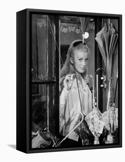 The Umbrellas of Cherbourg, 1964-null-Framed Premier Image Canvas