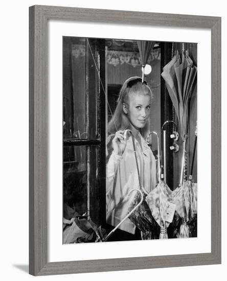 The Umbrellas of Cherbourg, 1964-null-Framed Photographic Print