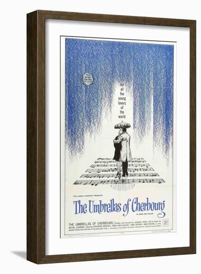 The Umbrellas of Cherbourg, 1964-null-Framed Premium Giclee Print