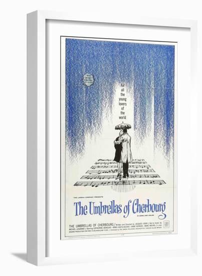 The Umbrellas of Cherbourg, 1964-null-Framed Premium Giclee Print