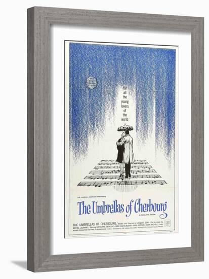 The Umbrellas of Cherbourg, 1964-null-Framed Art Print