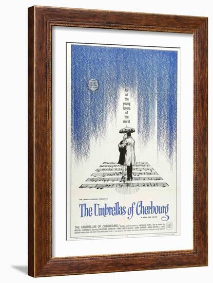 The Umbrellas of Cherbourg, 1964-null-Framed Art Print