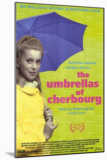 The Umbrellas of Cherbourg, 1964-null-Mounted Art Print
