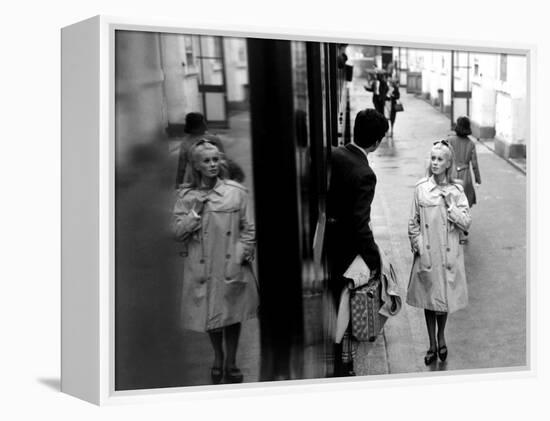 The Umbrellas Of Cherbourg, (aka Les Parapluies De Cherbourg), 1964-null-Framed Stretched Canvas