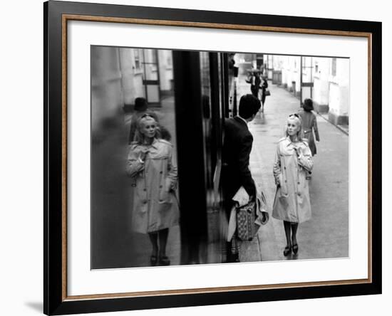 The Umbrellas Of Cherbourg, (aka Les Parapluies De Cherbourg), 1964-null-Framed Photo