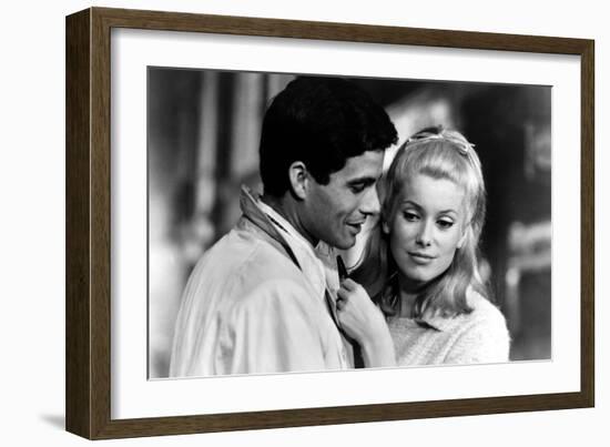 The Umbrellas of Cherbourg, (aka Les Parapluies De Cherbourg), 1964-null-Framed Photo