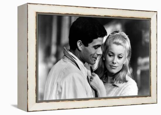 The Umbrellas of Cherbourg, (aka Les Parapluies De Cherbourg), 1964-null-Framed Stretched Canvas