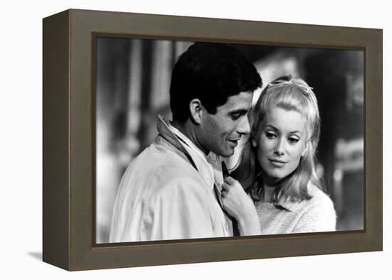 The Umbrellas of Cherbourg, (aka Les Parapluies De Cherbourg), 1964-null-Framed Stretched Canvas