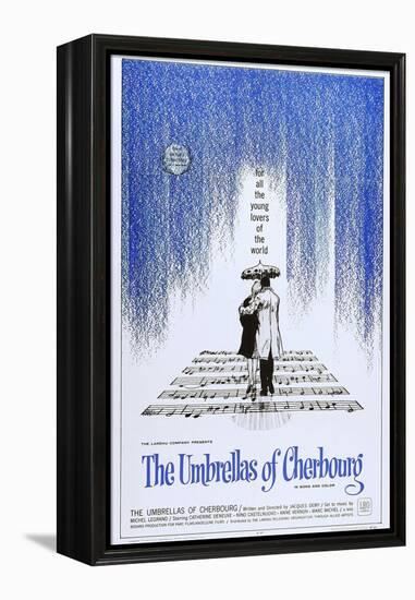 The Umbrellas of Cherbourg-null-Framed Stretched Canvas