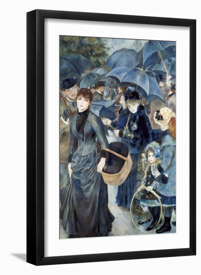 The Umbrellas-Pierre-Auguste Renoir-Framed Art Print