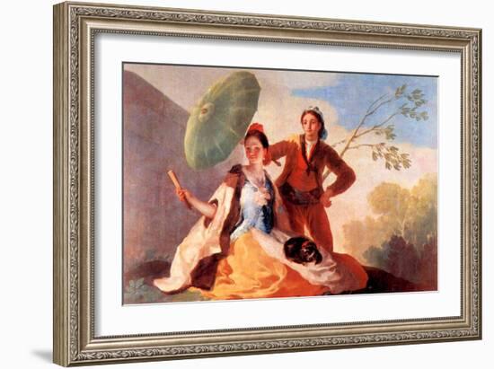 The Umbrellas-Francisco de Goya-Framed Art Print