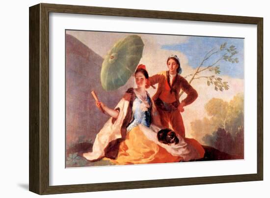 The Umbrellas-Francisco de Goya-Framed Art Print