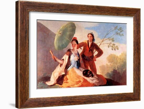 The Umbrellas-Francisco de Goya-Framed Art Print