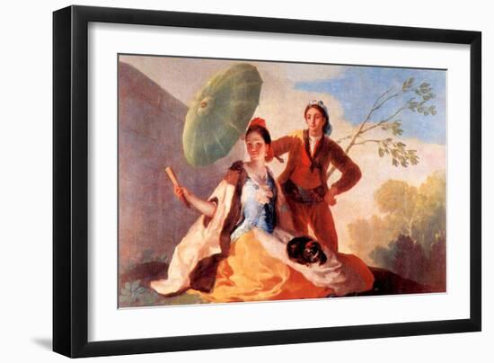 The Umbrellas-Francisco de Goya-Framed Art Print
