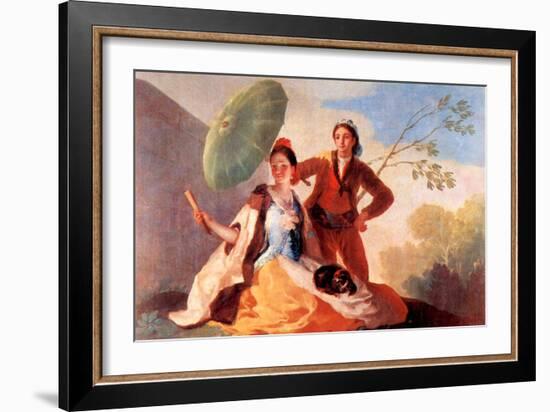 The Umbrellas-Francisco de Goya-Framed Art Print