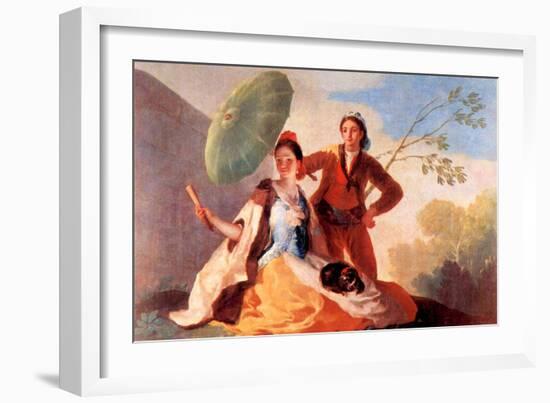 The Umbrellas-Francisco de Goya-Framed Art Print