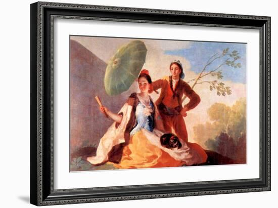 The Umbrellas-Francisco de Goya-Framed Art Print