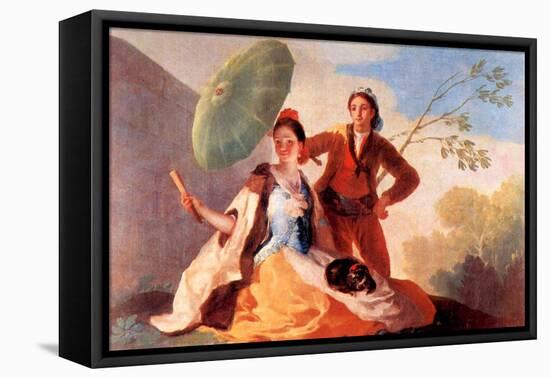 The Umbrellas-Francisco de Goya-Framed Stretched Canvas