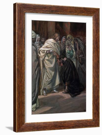 The Unbelief of St. Thomas, Illustration for 'The Life of Christ', C.1884-96-James Tissot-Framed Giclee Print