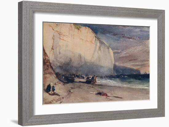 The Undercliff, 1828, (1924)-Richard Parkes Bonington-Framed Giclee Print