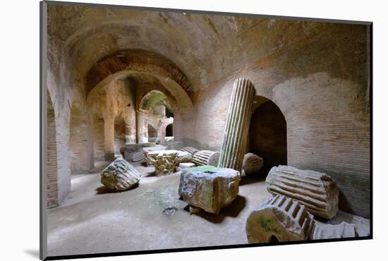 The Underground of the Flavian Amphitheater, Pozzuoli, Naples-Carlo Morucchio-Mounted Photographic Print