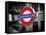 The Underground - Subway Station Sign - London - UK - England - United Kingdom - Europe-Philippe Hugonnard-Framed Premier Image Canvas