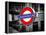 The Underground - Subway Station Sign - London - UK - England - United Kingdom - Europe-Philippe Hugonnard-Framed Premier Image Canvas