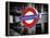 The Underground - Subway Station Sign - London - UK - England - United Kingdom - Europe-Philippe Hugonnard-Framed Premier Image Canvas